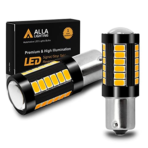 Alla Lighting 2800lm 7506 1156 LED Turn Signal Lights Bulbs