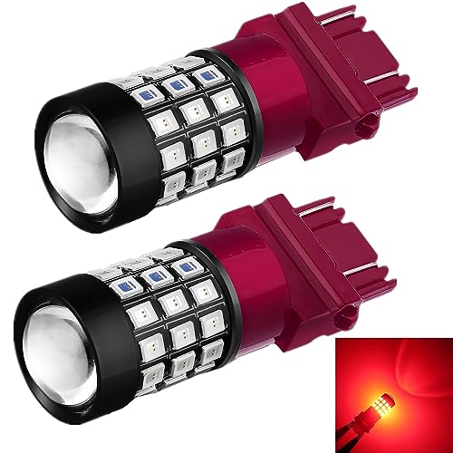 Alla Lighting Red LED Bulbs for Rear Turn Signal Brake Stop Tail Light Lamps