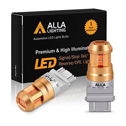 Amber Yellow 12V LED Turn Signal Lights Bulbs Upgrade
