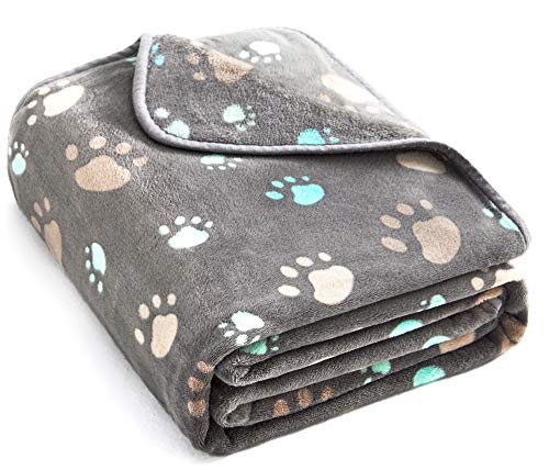 Allisandro Premium Fuzzy Flannel Fleece Pet Dog Blanket