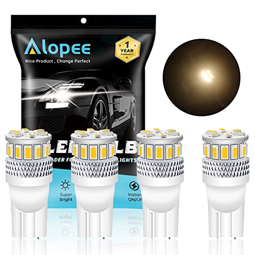 Alopee LED Bulb, Soft Warm White Non-Polarity Replacement, Pack of 4