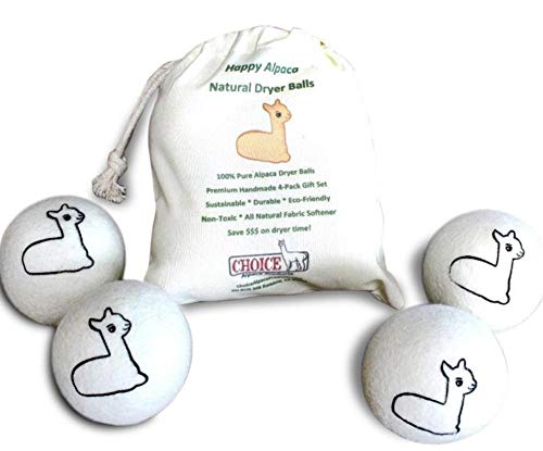 Alpaca Dryer Balls Gift Set