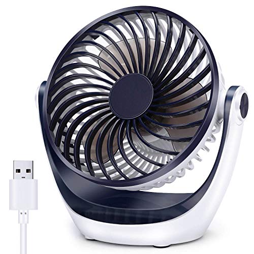 Aluan Desk Fan - Small and Powerful Table Fan