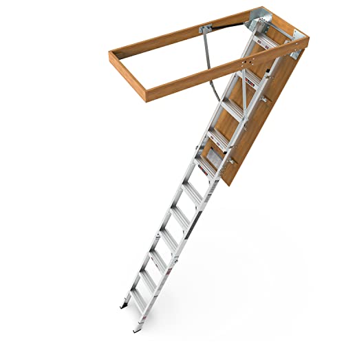 Aluminum Attic Ladder Retractable Loft Stairs