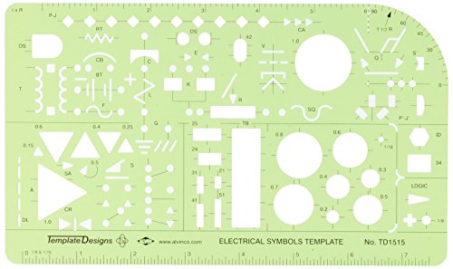 ALVIN TD1515 Electric/Electronic Template