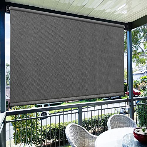 Amagenix Outdoor Roller Shades - UV Blocking and Privacy Protection