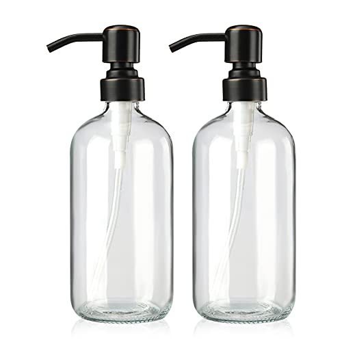 AmazerBath Glass Soap Dispenser