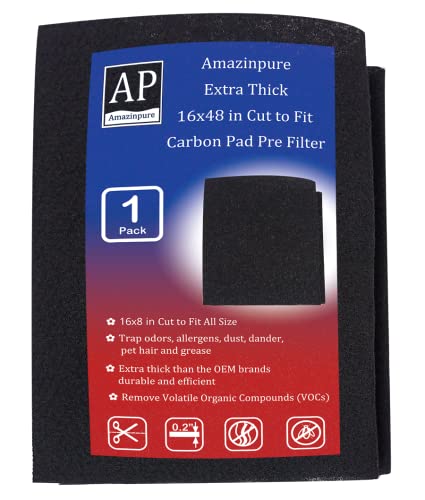 Amazinpure Cut to Fit Carbon Pad Pre Filter