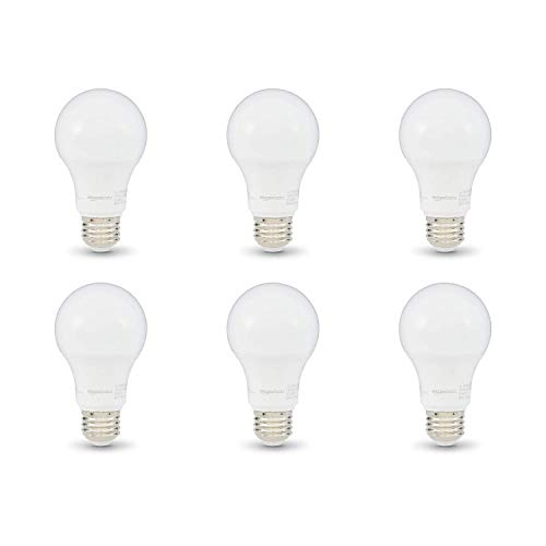 Amazon Basics 60W Daylight Dimmable LED Bulb (6-Pack)