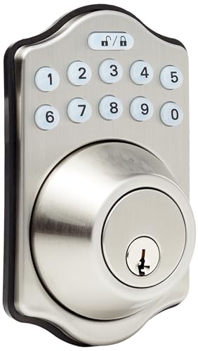 Amazon Basics Electronic Keypad Deadbolt Door Lock