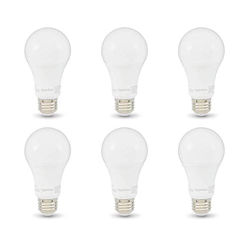 Amazon Basics LED Light Bulb, 6-Pack