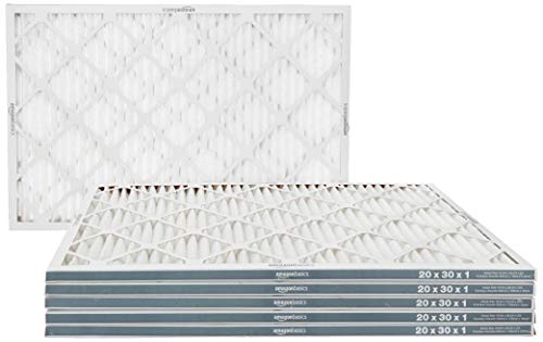 Amazon Basics Merv 11 AC Furnace Air Filter, 20'' x 30'' x 1'', 6-Pack