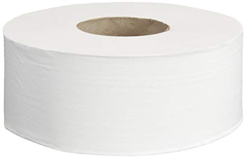 AmazonCommercial 2-Ply Jumbo Toilet Paper, 1000 ft per Roll, 12 Rolls