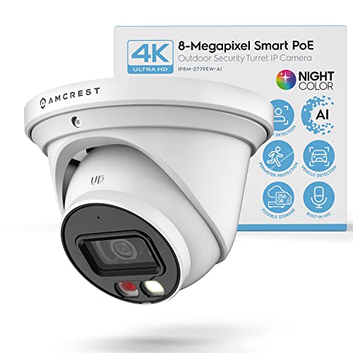 Amcrest UltraHD 4K IP PoE AI Camera