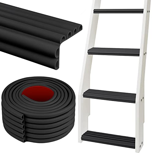 Soft PVC Bunk Bed Ladder Protectors - 6.6ft Black