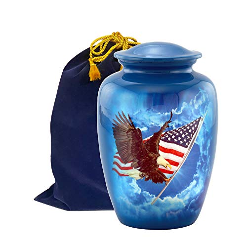 American Glory Cremation Urn with Eagle Design
