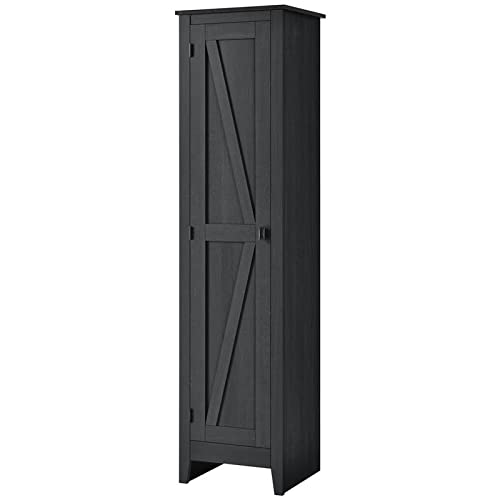 Ameriwood Home SystemBuild Storage Cabinet, Black Oak