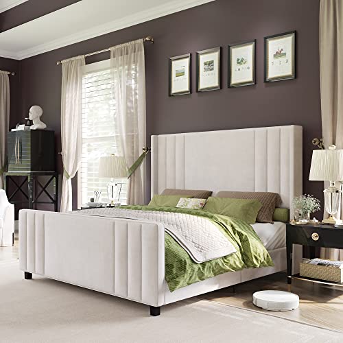 Amerlife Luxurious King Size Bed Frame