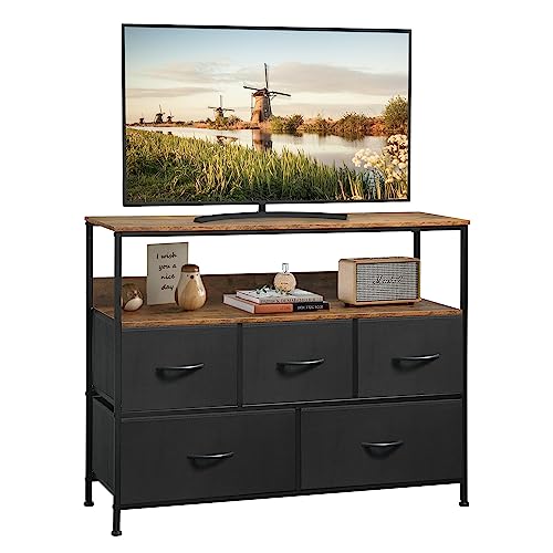 AMISEN Dresser Drawers TV Stand