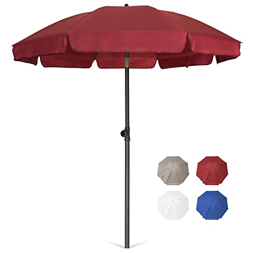 AMMSUN 6.5 ft Market Table Umbrella