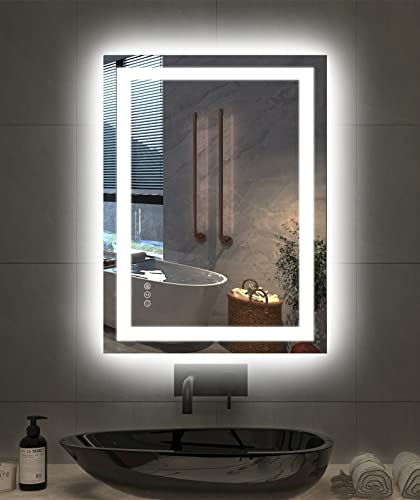 Amorho LED Bathroom Mirror with Front and Backlight