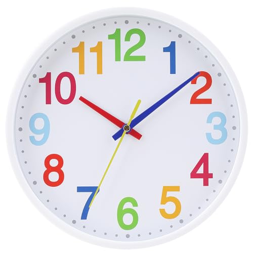 AMOTOFO Time Teaching Clock for Kids Learning Time