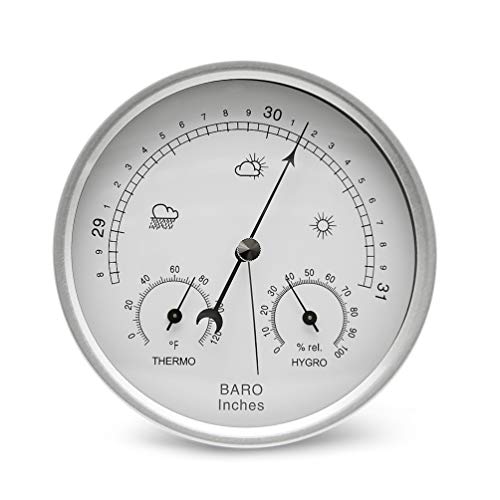 AMTAST 3-in-1 Multifunction Barometer Thermometer Hygrometer