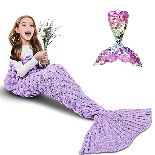 AmyHomie Mermaid Tail Blanket