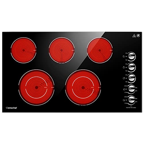 AMZCHEF Electric Cooktop 36" Built-in Stove Burner