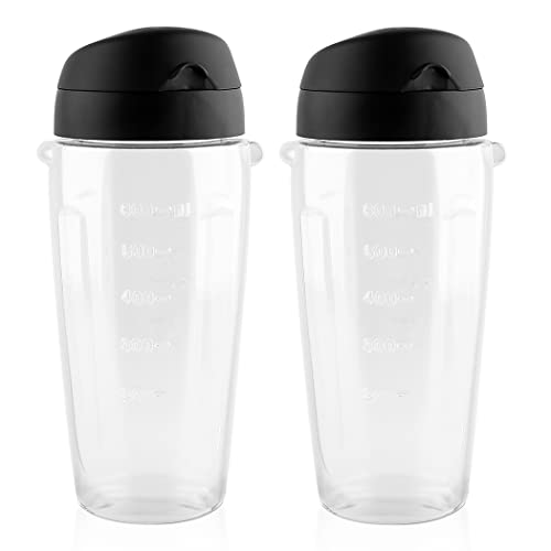 Veterger Replacement Parts 5 cups Glass jar with cross Blade and Base  Bottom Cap, Compatible with Hamilton Beach Blenders