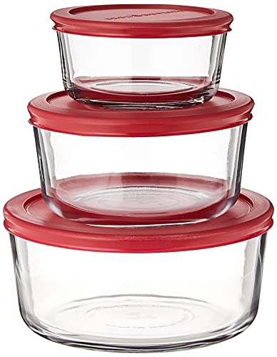 Anchor Hocking Glass Food Storage Containers