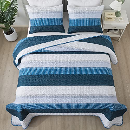 Andency Striped Quilt Queen Set