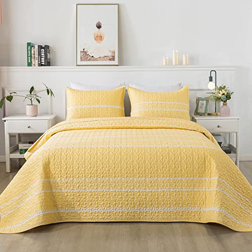 Andency Yellow Quilt Set California King