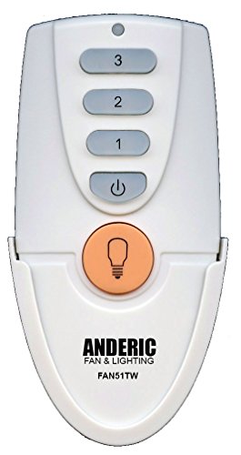 Anderic Replacement for FAN51T Remote