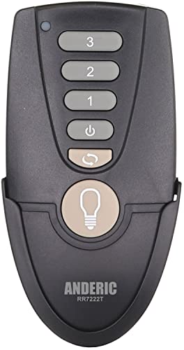 Anderic RR7222T Compatible Ceiling Fan Remote Control