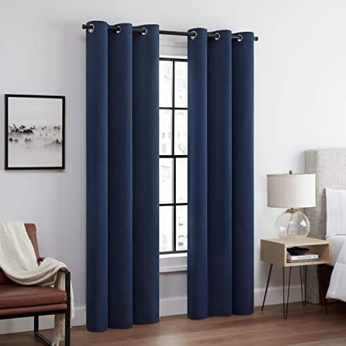 Andover Solid Tripleweave Thermal Blackout Grommet Curtains