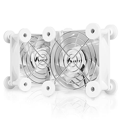 ANEXT USB Computer Fan, 80mm - Silent Fan for Electronics