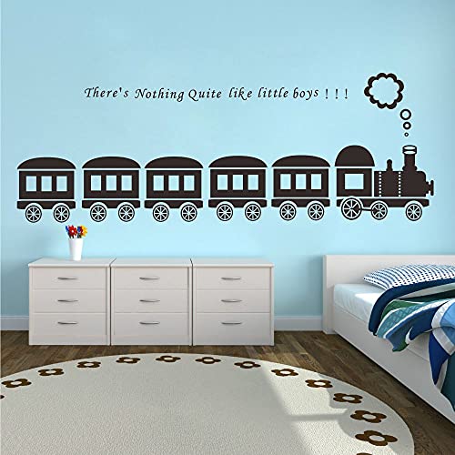 ANFRJJI High-Speed Rail Removable Wall Decal for Kids' Rooms and Dorms