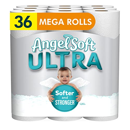 Angel Soft® Ultra Toilet Paper - Soft, Strong, and Convenient