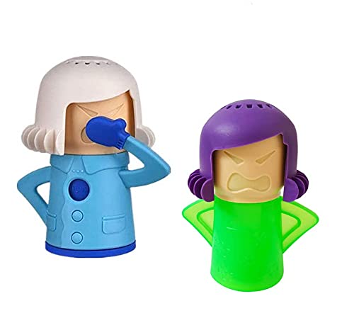 Angry Mama Microwave Steam Cleaner and Cool Mama Fridge Odor Absorber