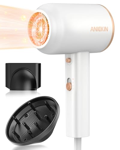 ANIEKIN Electric Hair Dryer with Diffuser
