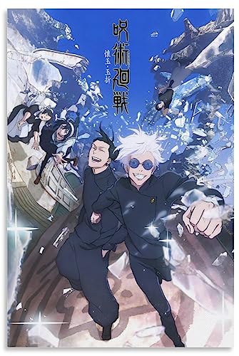 Anime Kaisen Gojo Satoru Poster Canvas Wall Art Painting