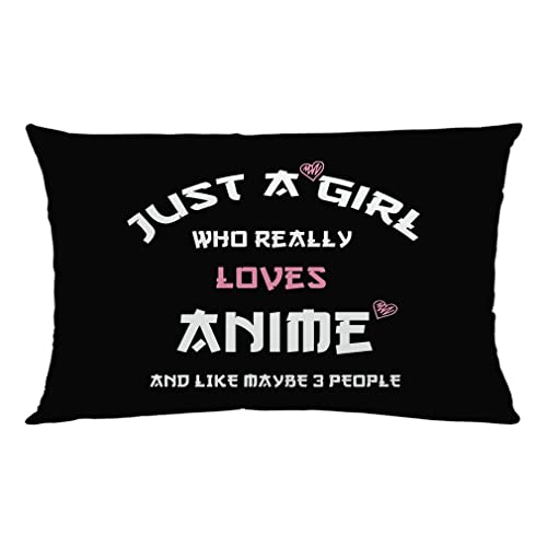 Anime Lover Gifts for Girls Pillow Cover
