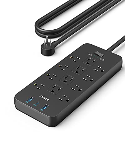 Anker Surge Protector with 12 Outlets and USB Ports