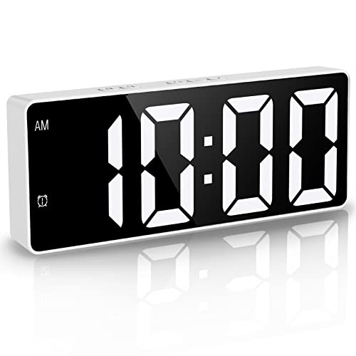 Ankilo Digital Clock - LED Alarm Clock with Temperature Display and Voice Control