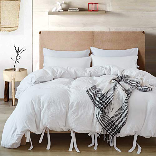 annadaif White Duvet Cover California King