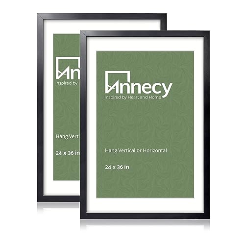 Annecy 24x36 Picture Frame Black