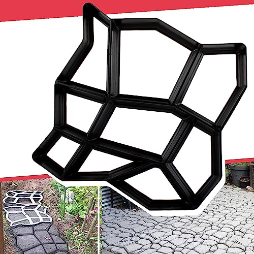 Anothera 17x17 Walk Maker Concrete Path Molds for DIY Garden Pavement