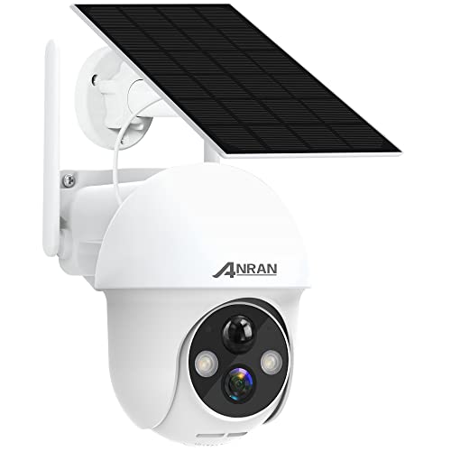 ANRAN 2K Solar Outdoor Camera with 360° View