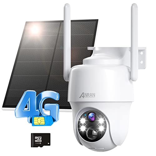 ANRAN 4G LTE Cellular Security Camera Wireless Outdoor